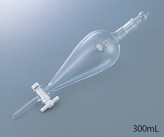 INMEDIAM】SPC分液スキーブ型ロート PTFEコック付 500mL 031240-500 1