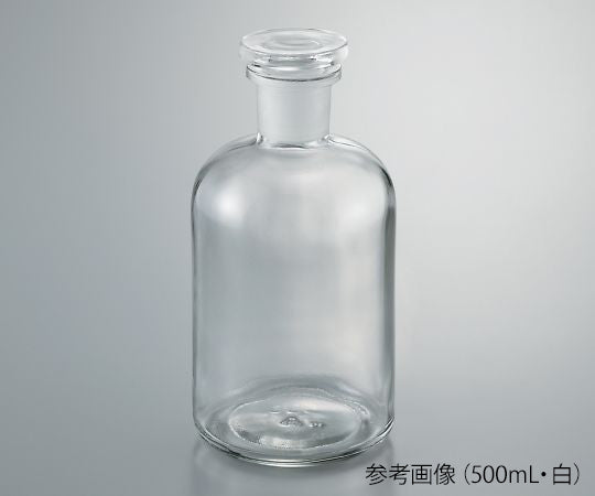 細口試薬瓶 白 50mL 632414102050 3-9177-01