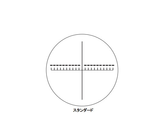 スケール・ルーペ目盛板 10×用 スタンダード 2-191-07