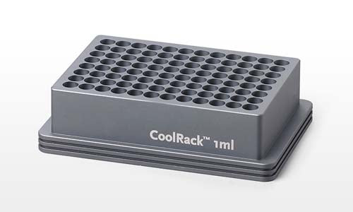 CoolRack 96×1mL 2Dサンプル保存チューブ×96本 グレー BCS-149