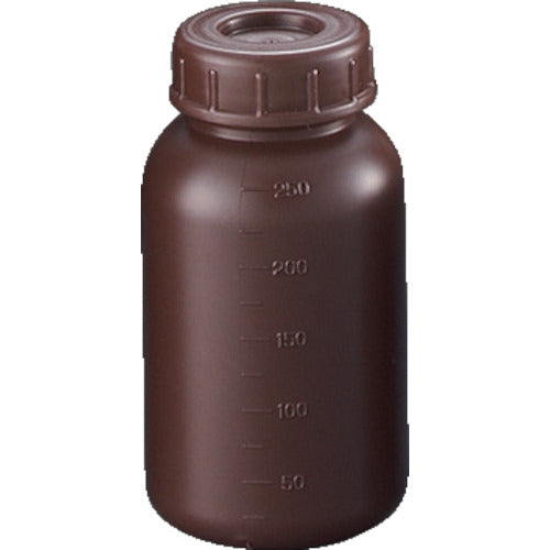 INMEDIAM】サンプラ PE広口遮光瓶 250ml (100個入) 02911C 354-0901