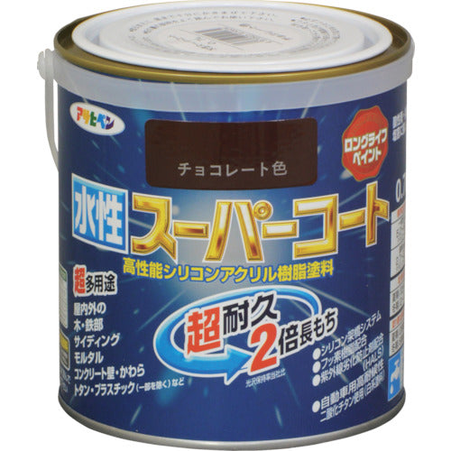 アサヒペン 水性スーパーコート 0.7L チョコレート 414434 114-2791