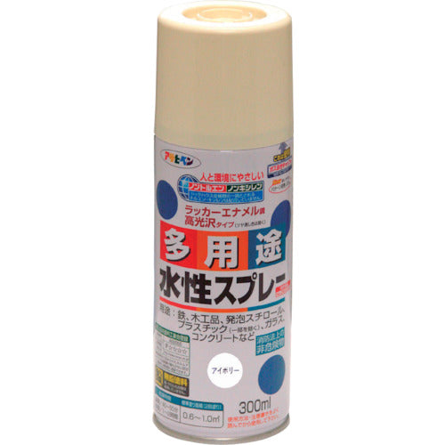 アサヒペン 水性多用途スプレー300ML アイボリー 565235 792-5727