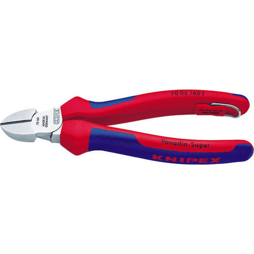 INMEDIAM】KNIPEX 電工ニッパー落下防止 160mm 7005-160TBK 836-8972