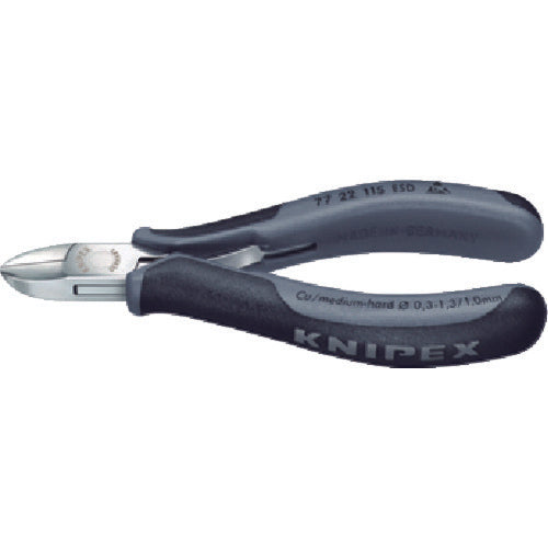 KNIPEX ESD精密用ニッパー 115mm 7722-115ESD 446-9054