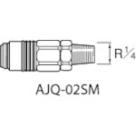 アネスト岩田 クイックジョイント(ソケット) AJQ-02SM 283-6335