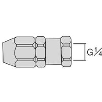 アネスト岩田 ホースジョイント G1/4袋ナット AJU-02F 284-2386