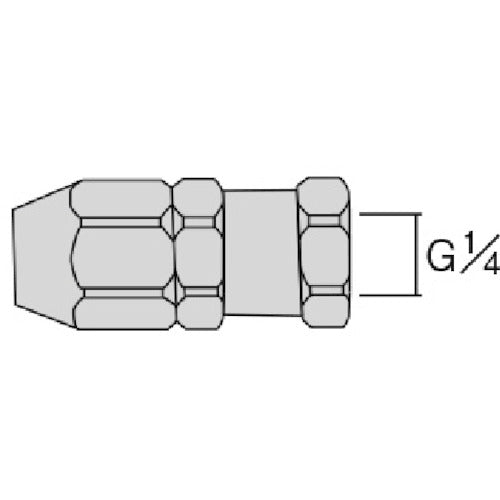 アネスト岩田 ホースジョイント G1/4袋ナット AJU-02F 284-2386