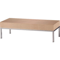 INMEDIAM】TRUSCO 木製テーブル ステンレス脚 天板ナチュラル MAV1210