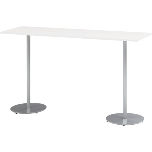 INMEDIAM】イトーキ ハイテーブル(角型) 1800×500×1000 天板色ホワイト
