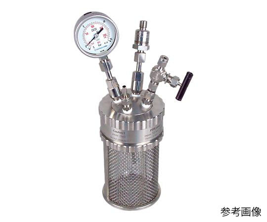 耐圧ガラス反応容器 ミニクレーブ 100mL  SUS100 1-6929-11