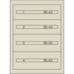 INMEDIAM】ヴィドマー ファインキャビネットFC-180B-IV(塗装色