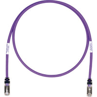 INMEDIAM】パンドウイット CAT6A/CAT6 シールドパッチコード 12m 紫